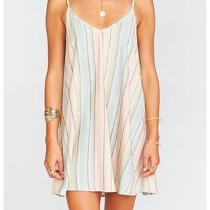|•Show me your Mumu•| NWT Nevada Striped Tunic